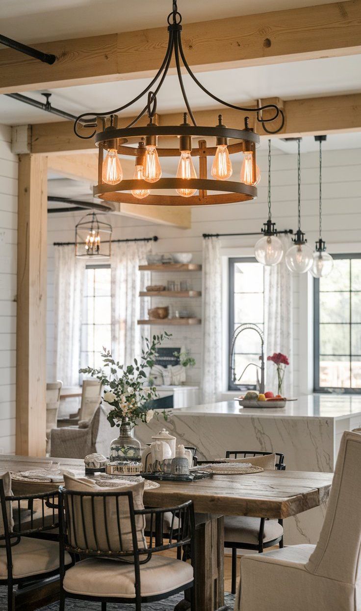 Modern Farmhouse Lighting Ideas and Fixture