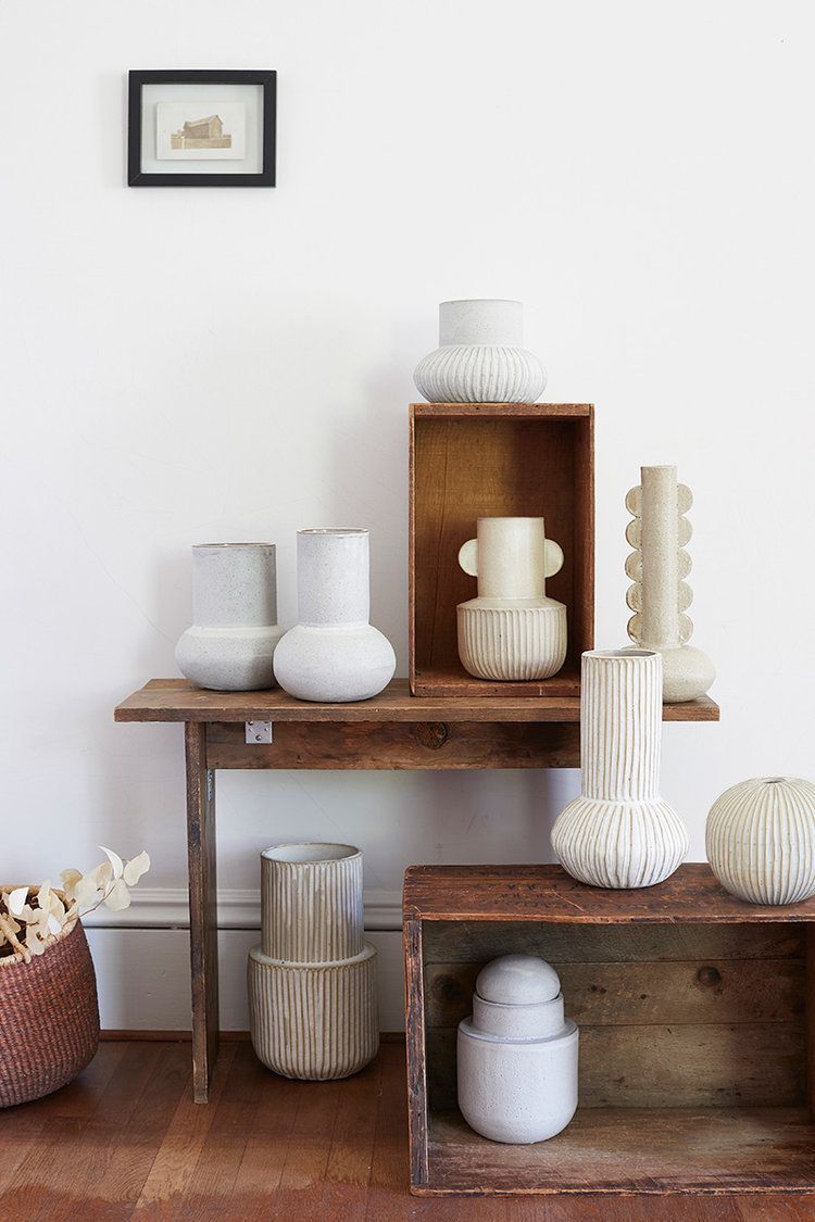 Neutral Ceramic Vases