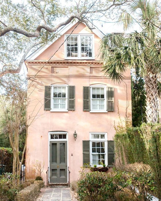 Pink House Charleston via Margaret Wright