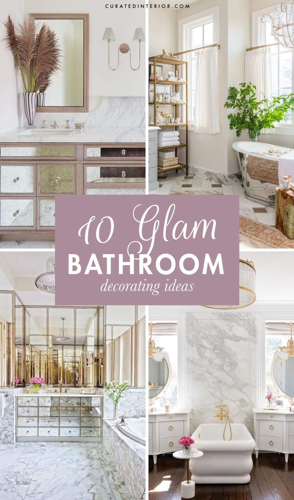 10 Best Glam Bathroom Decor Ideas