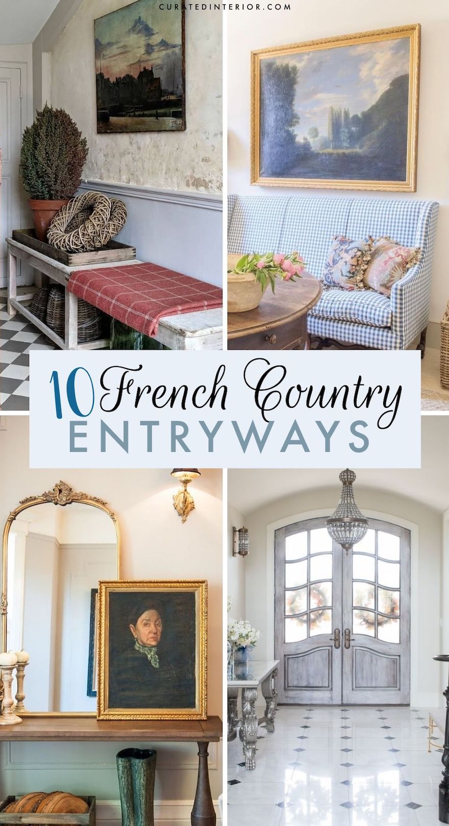 10 French Country Entryway Decor Ideas and Inspiration