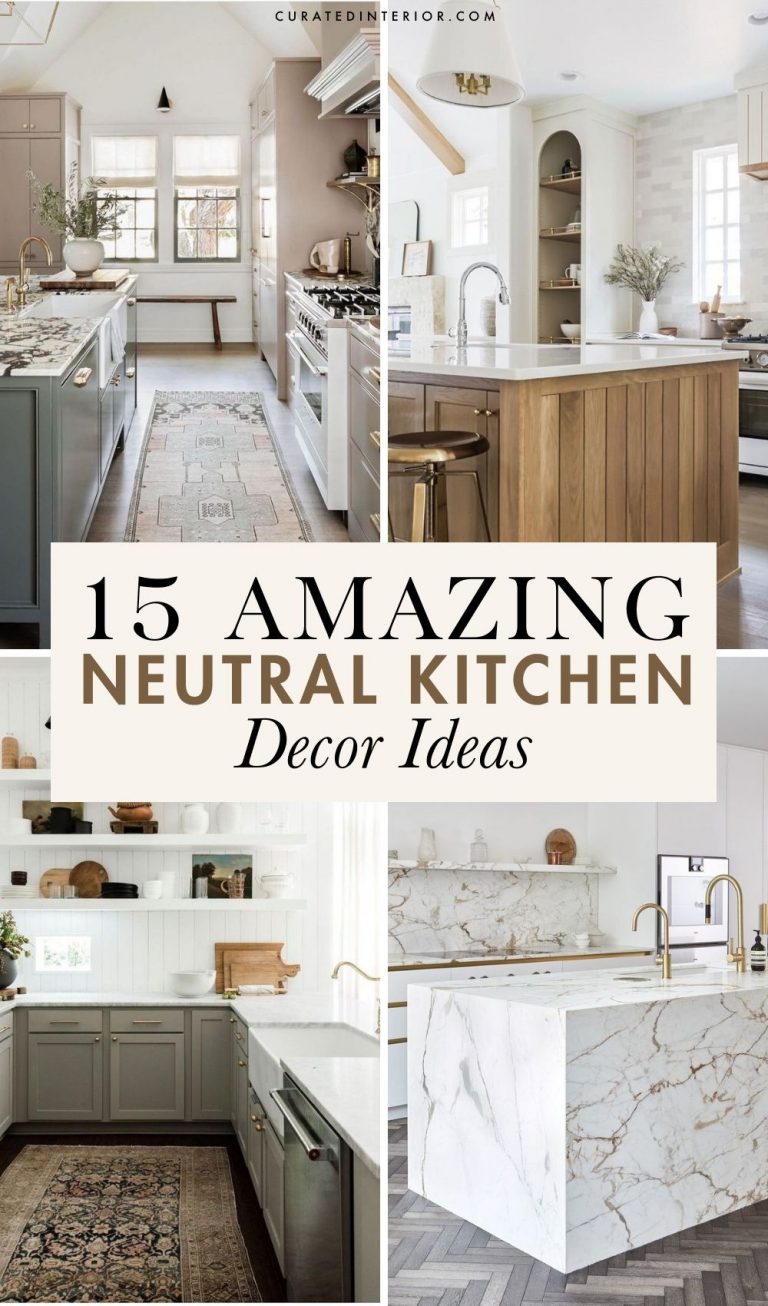 15 Neutral Kitchen Design Ideas for a Calming Aesthetic