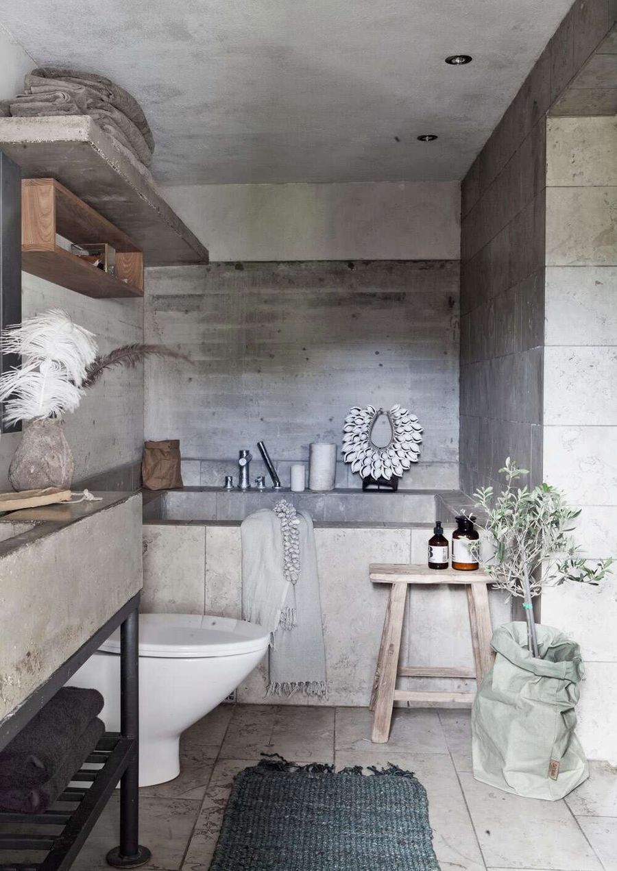 Concrete Bathtub via Skona hem