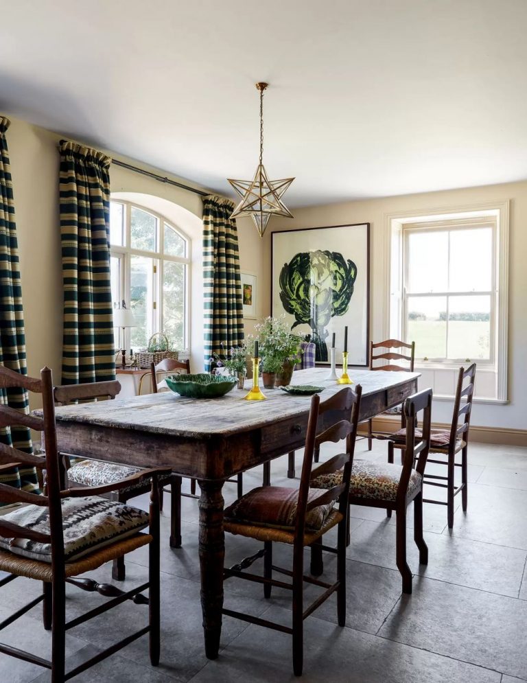 15 Most Charming English Country Dining Room Decor Ideas   English Country Dining Room Via Rita Konig 768x995 