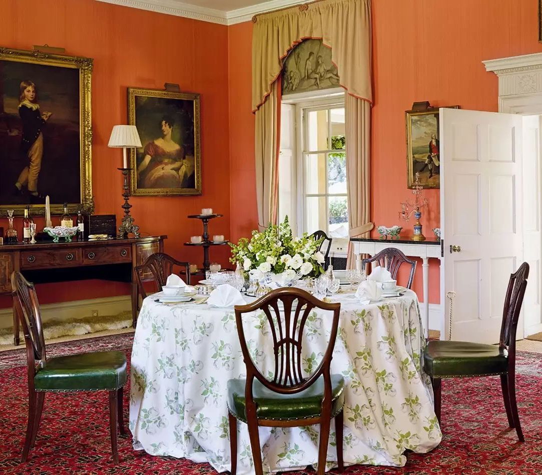 English Country Dining Room via SIMON UPTON for House and Garden UK