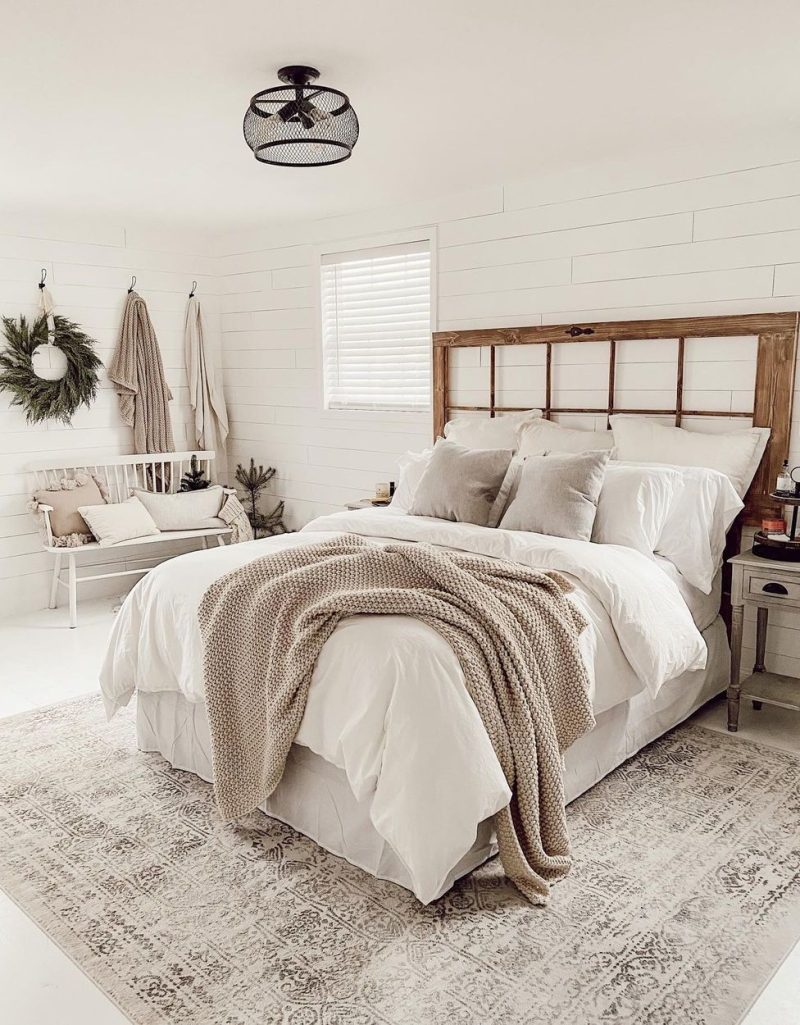 19 Modern Farmhouse Bedroom Decor Ideas