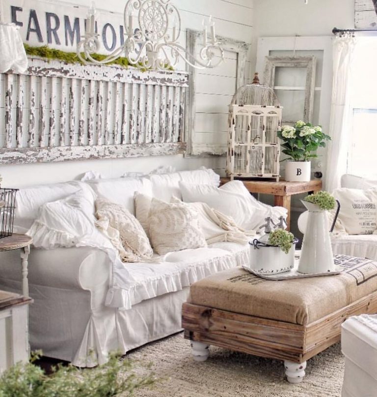 21 Modern Farmhouse Living Room Decor Ideas