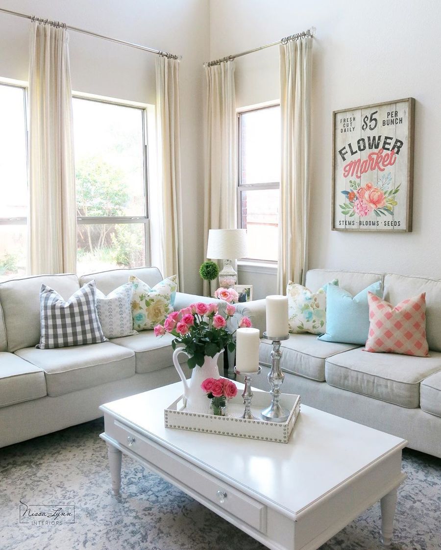 SPRING LIVING ROOM DECOR