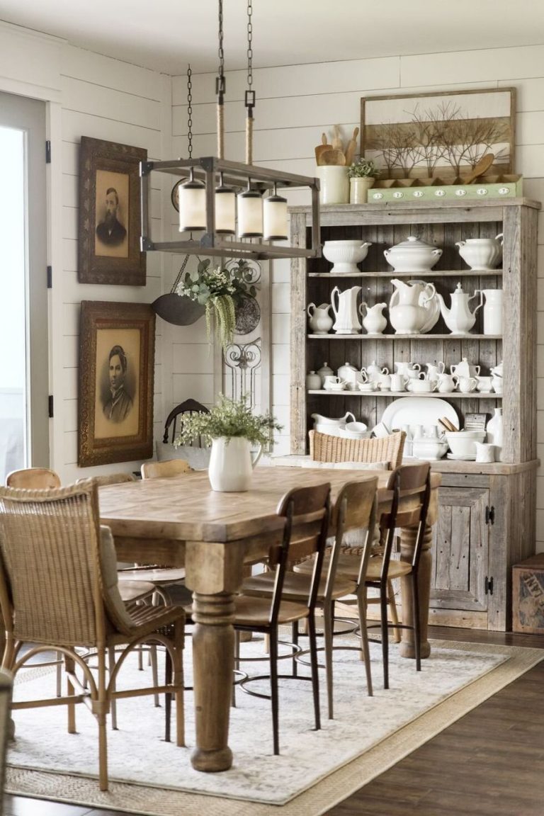 15 Modern Farmhouse Dining Room Decor Ideas