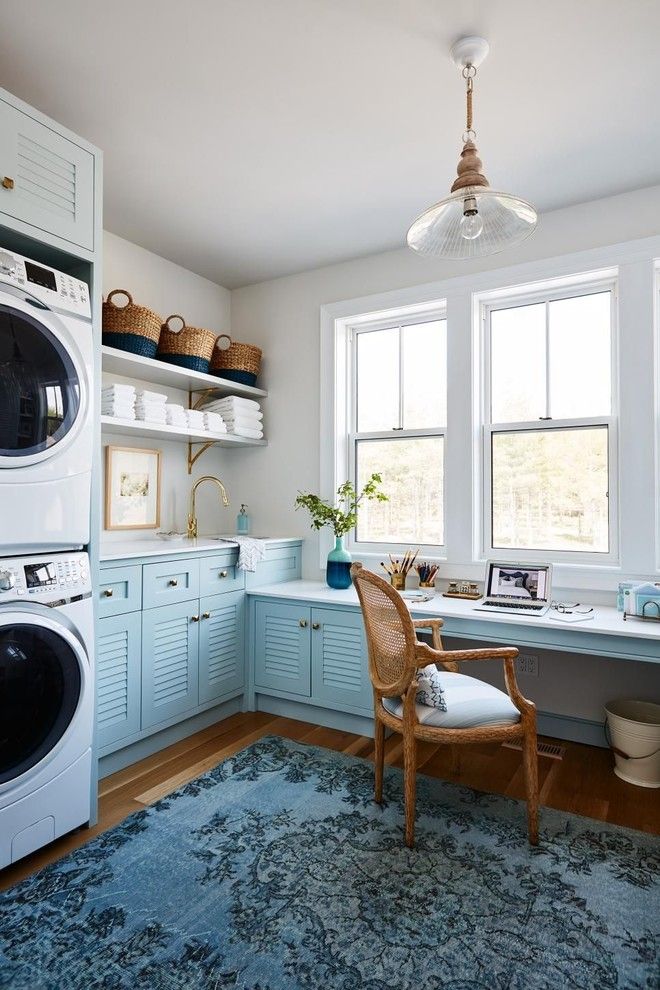 17 Dreamy Coastal Laundry Room Decor Ideas