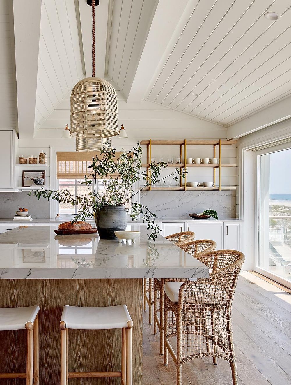 Neutral kitchens shiplap ceilings stephaniekrausdesigns