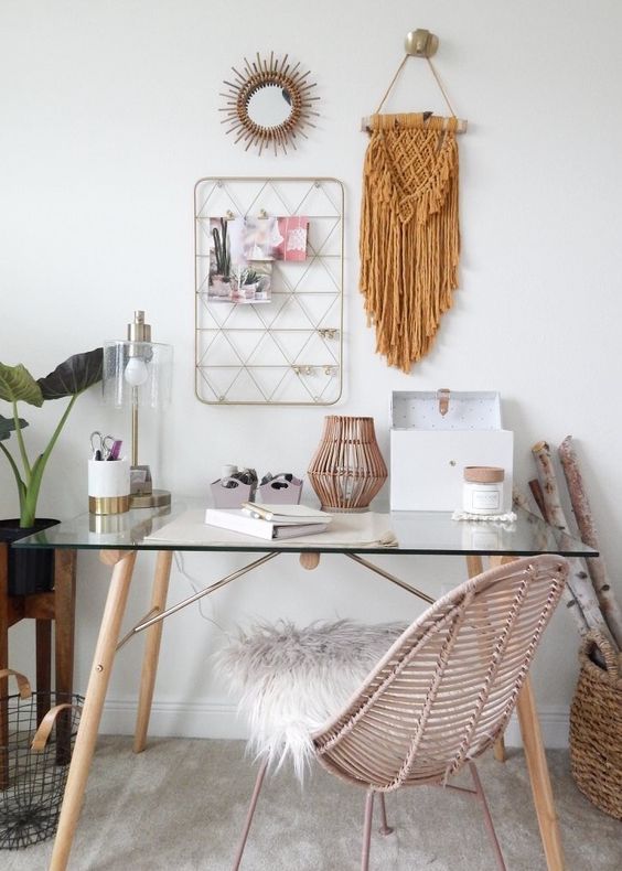 12 Eclectic Bohemian Office Decor Ideas