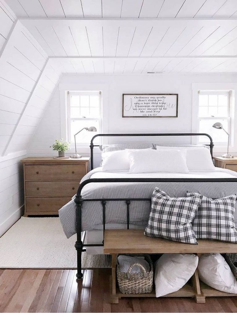 19 Modern Farmhouse Bedroom Decor Ideas