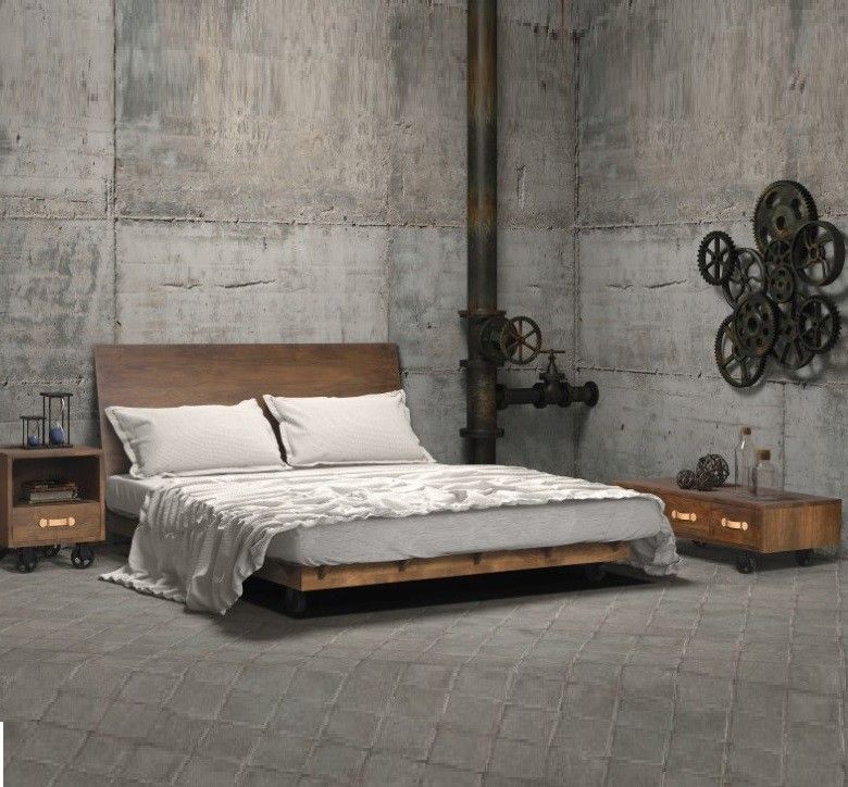 Bedroom Furniture on Wheels in Industrial Bedroom Decor via Zin Home