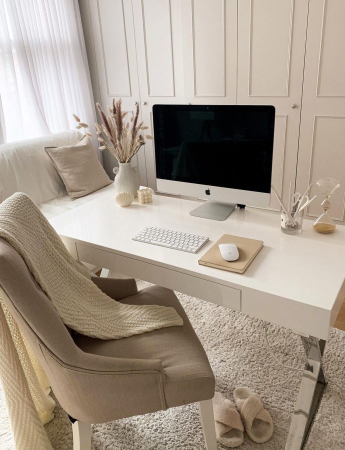 10 Neutral Home Office Decor Ideas for Beige Lovers