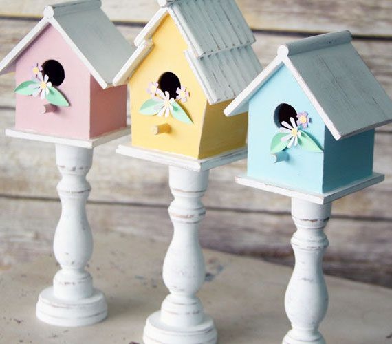 DIY Spring Birdhouses via consumercrafts