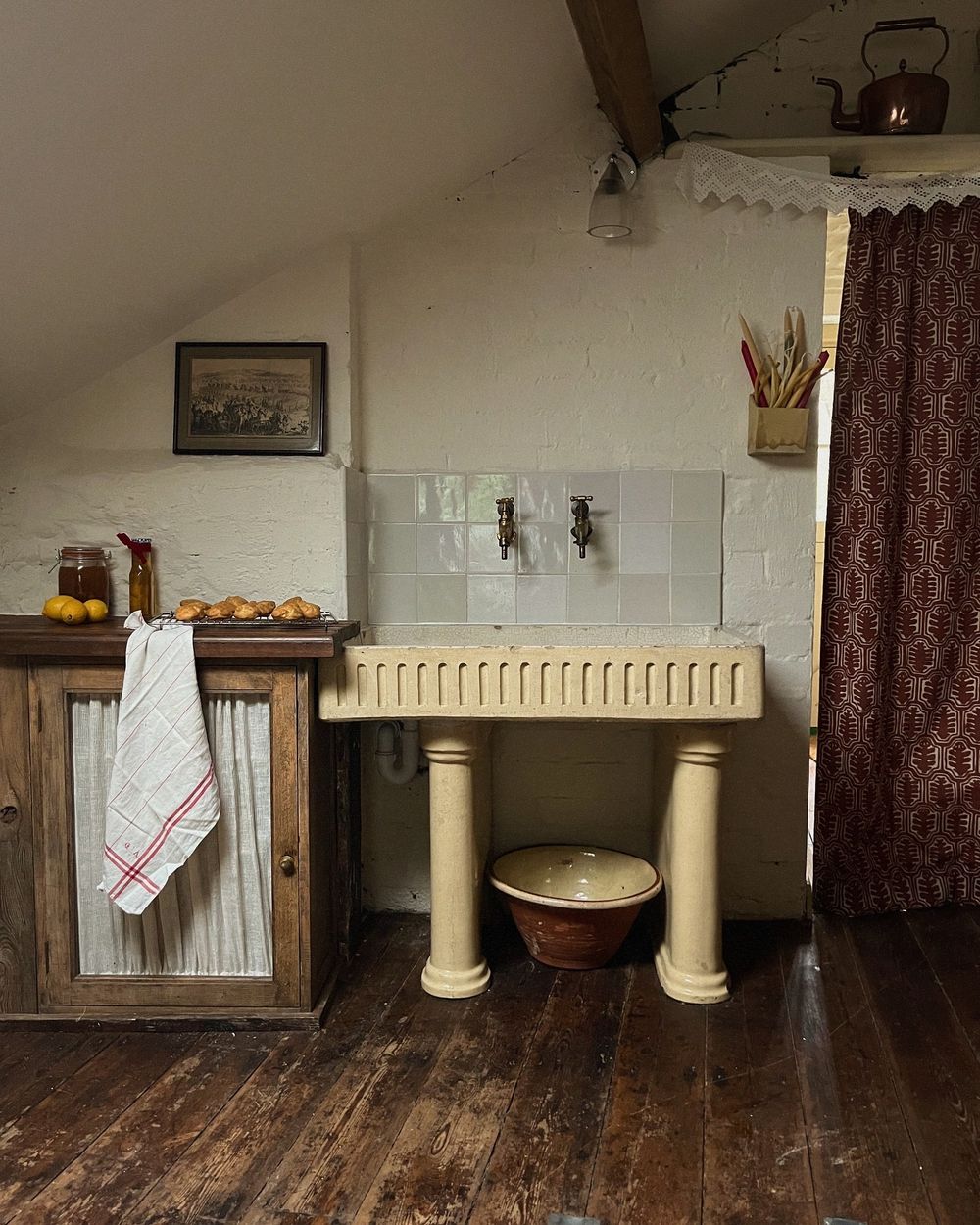 English country bathroom rustic little_mill_abergavenny