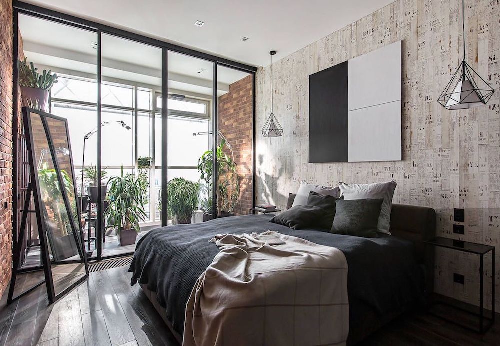 Industrial-style bedrooms: our design ideas