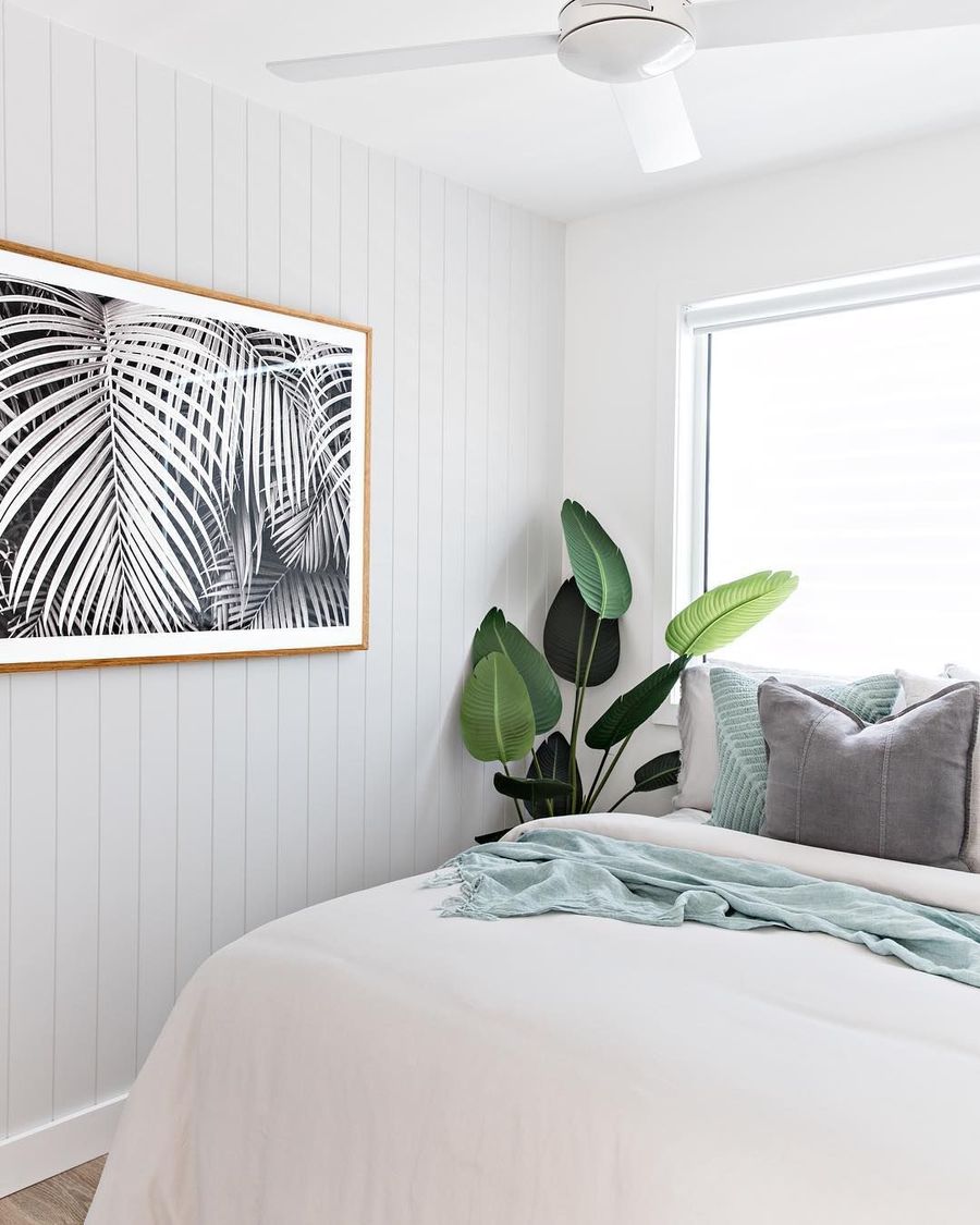 Palm Tree Photography wall decor Tropical Bedroom via @the_stables_