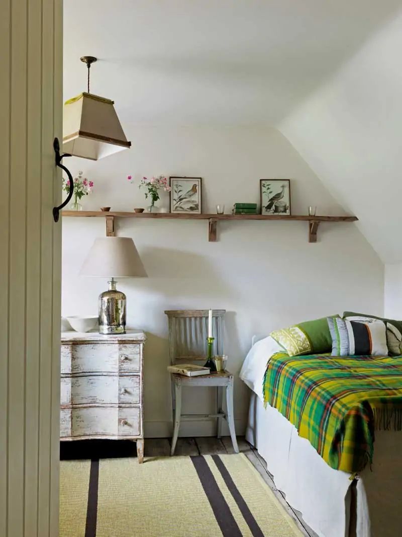Rustic Wood Dresser English Country Bedroom via Caroline Holdaway