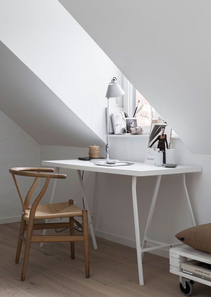 Wishbone Chair Scandi Home Office Furniture Ideas via Pella Hedeby