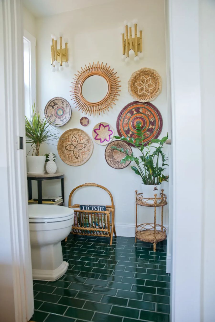 cute boho bathroom decor