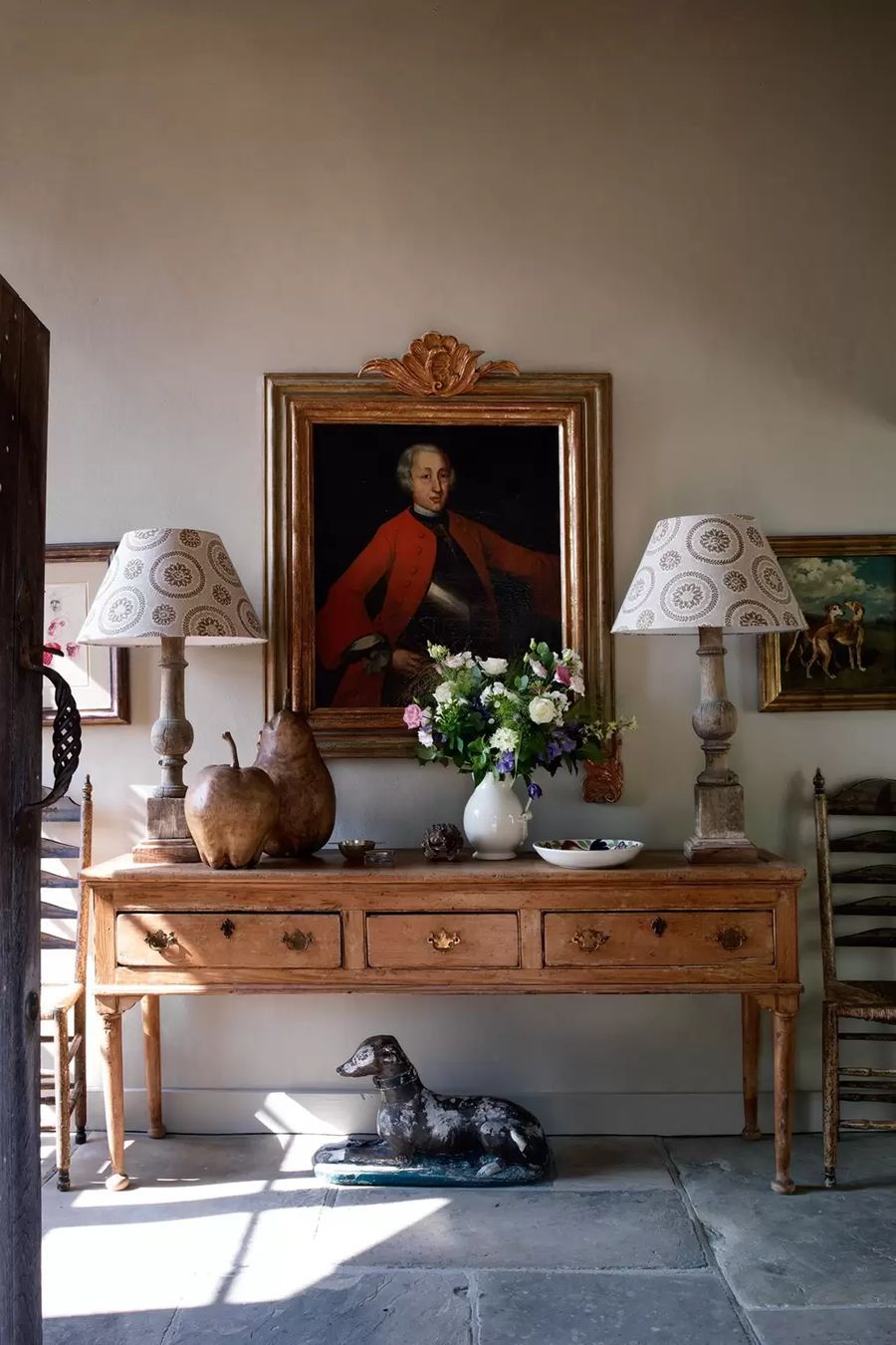 English Country Console Tables via Caroline Holdaway Design