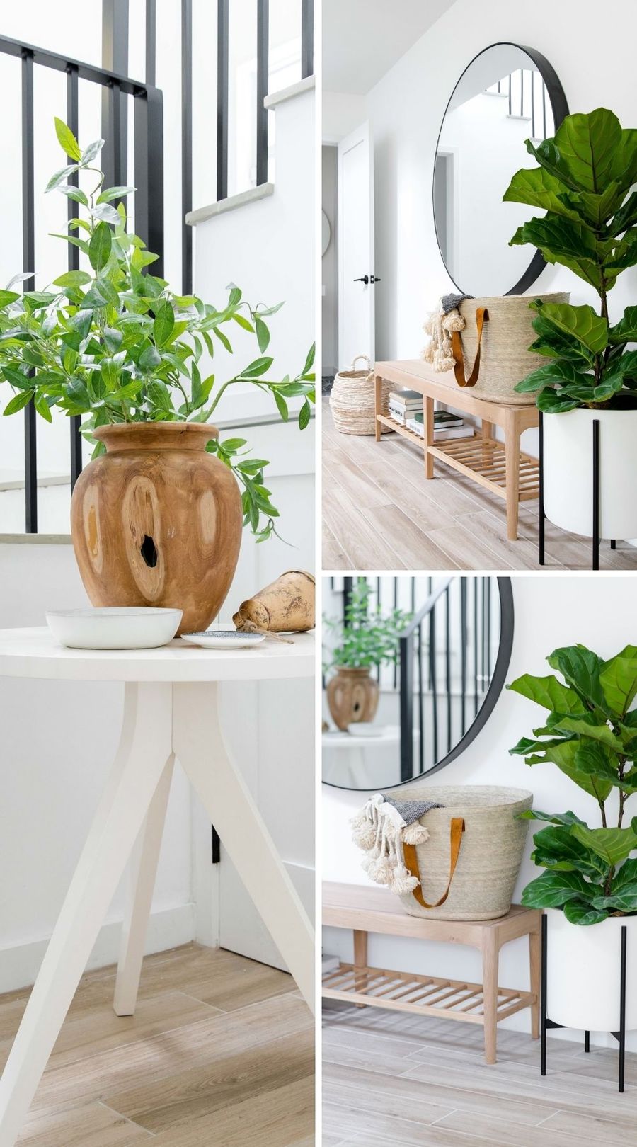 Tropical Entryway design via thehabco