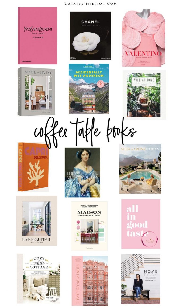 15 Best Coffee Table Books for Decorating