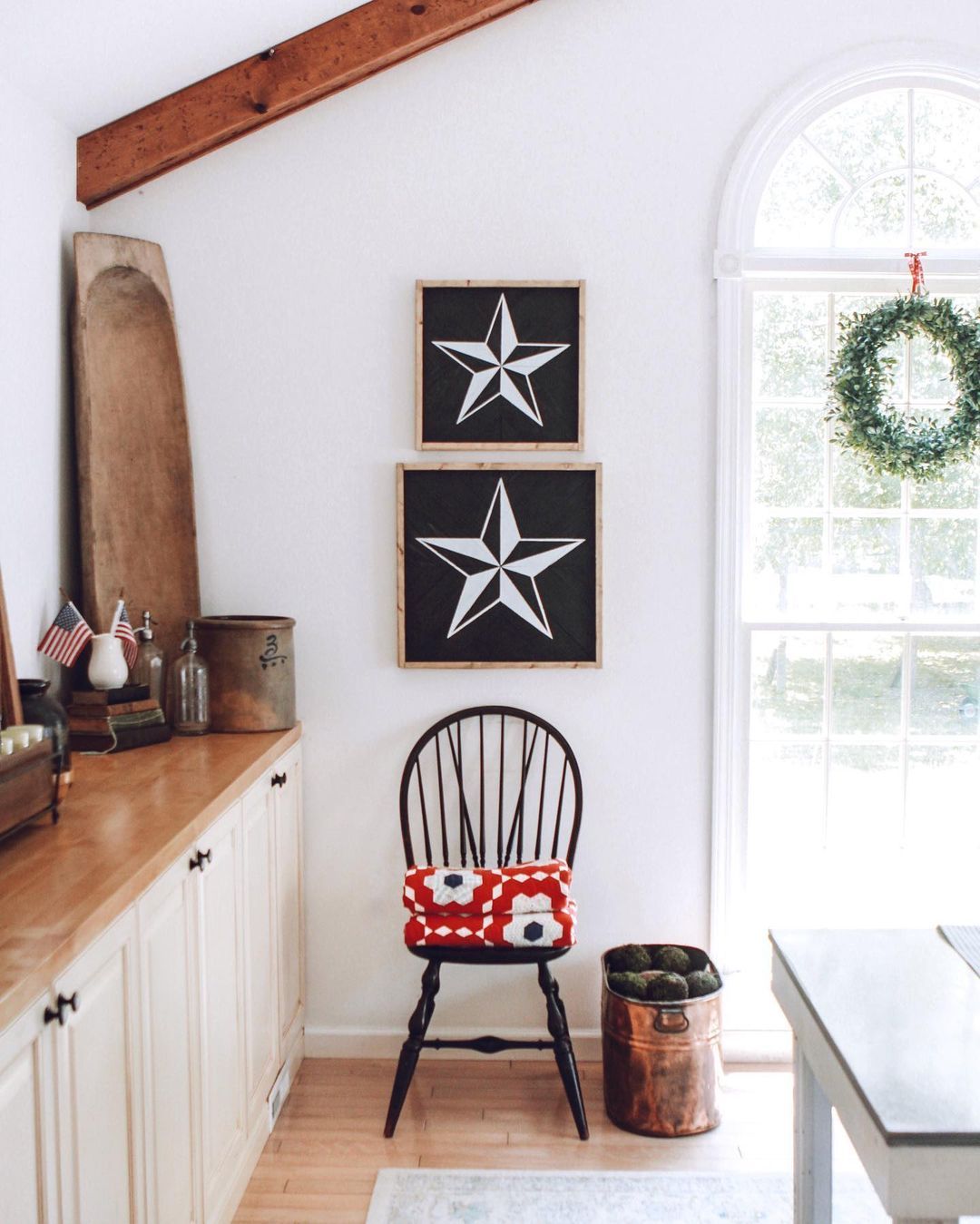 4th of July Home Decor Star Wall Decor via @baker_nest