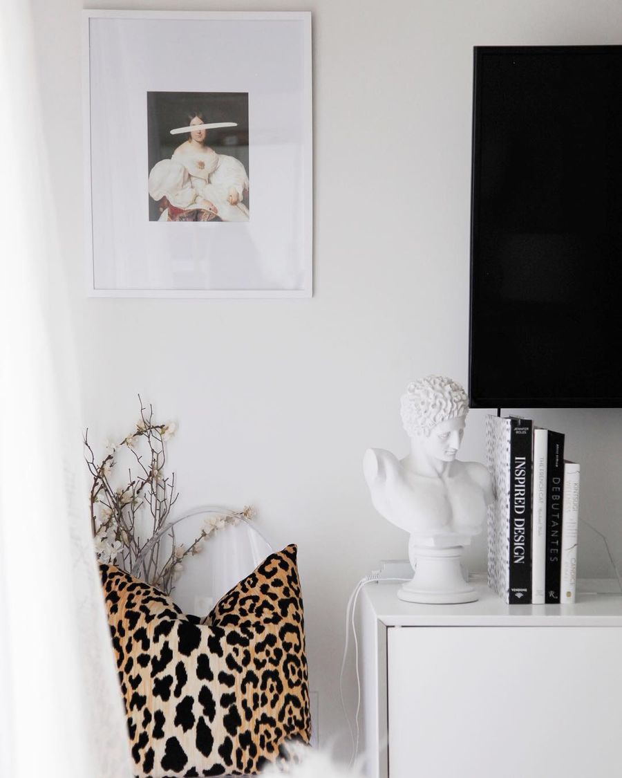 Glam Vignette Cheetah Throw Pillow via @citychicdecor