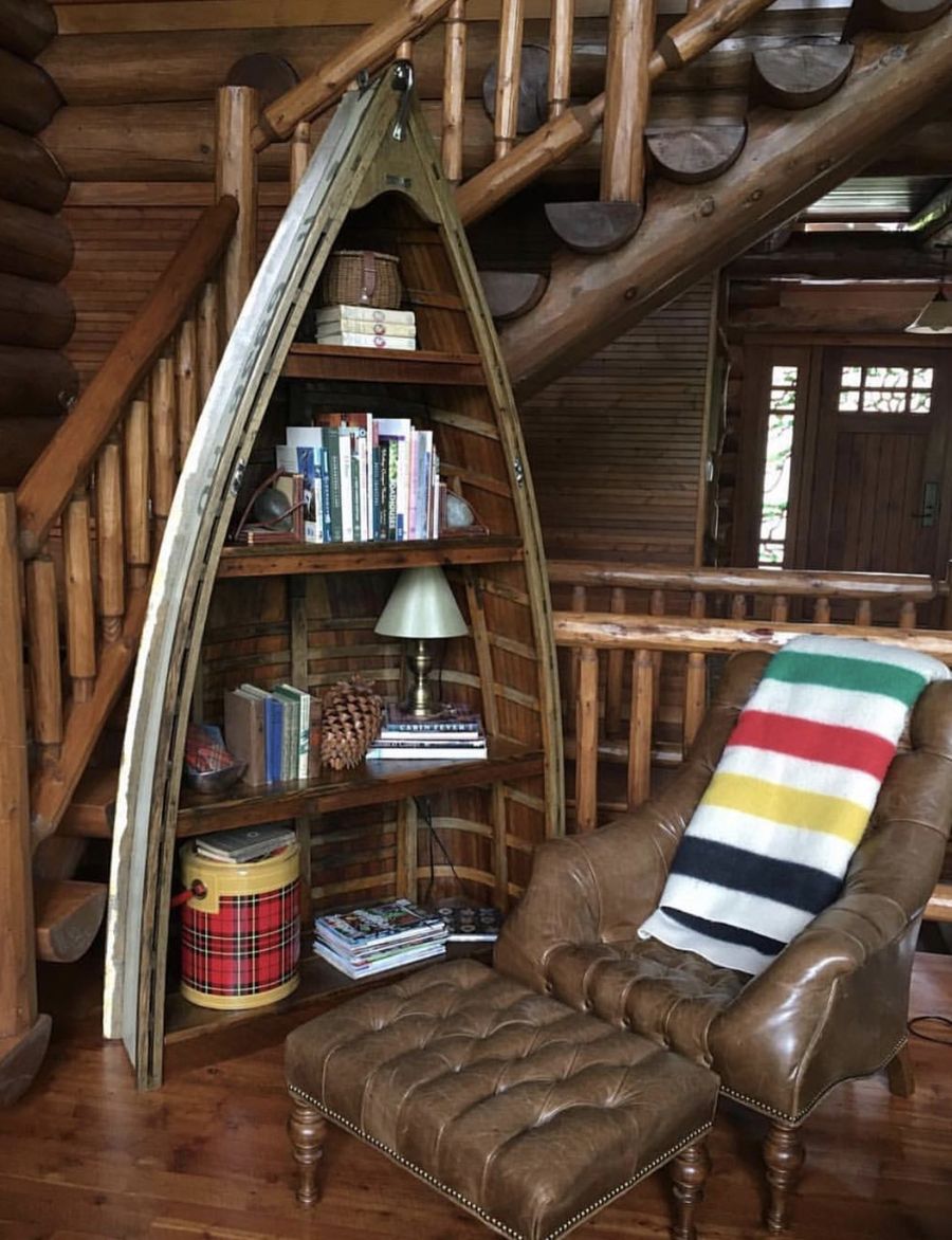 Lakehouse Coastal Reading Nook via whitearrowshome