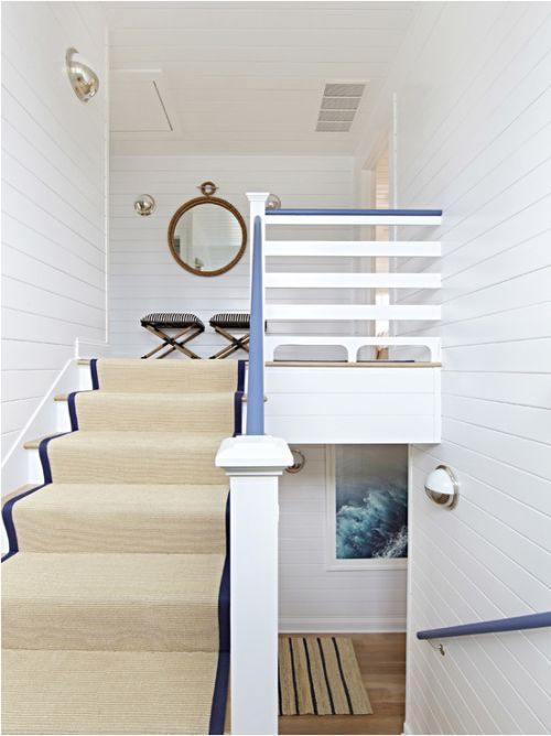 Nautical Coastal Staircases Ideas