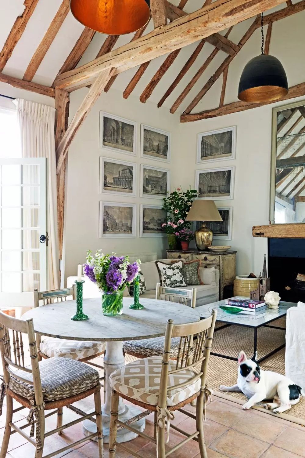 English Country Breakfast Nook via Paolo Moschino