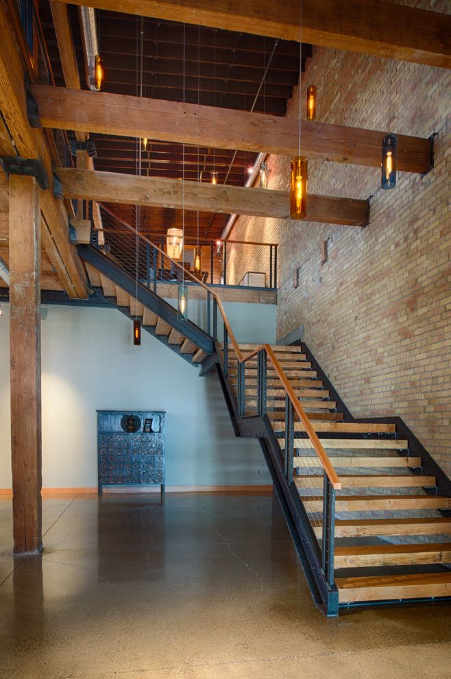 industrial stairwell lighting