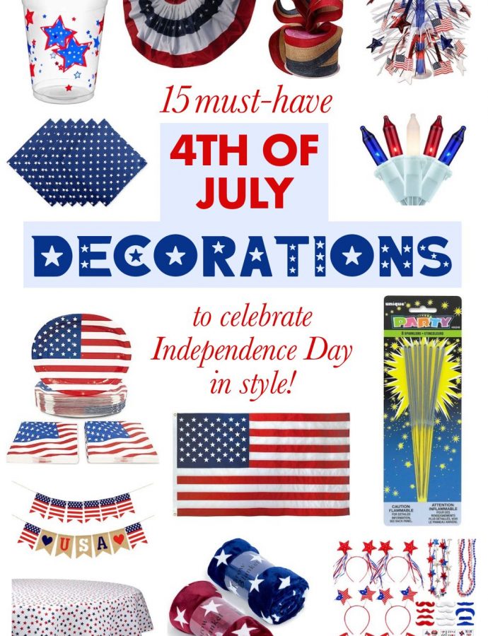 15 Must-Have Patriotic 4th of July Decorations to Celebrate Independence Day