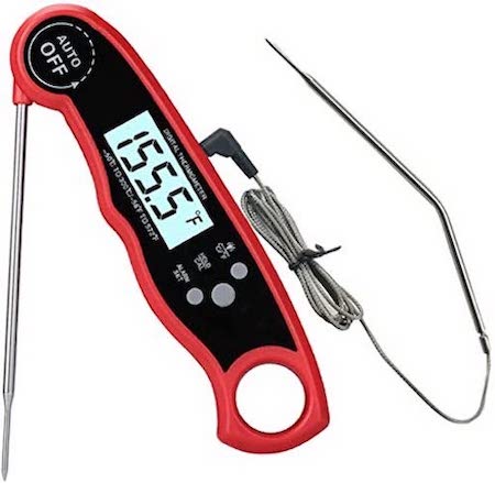 Saferell Instant Read Meat Thermometer for Cooking, Fast & Precise Digital Food Thermometer with Backlight