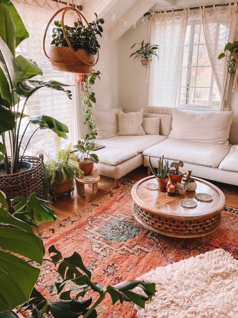 21 Quirky Bohemian Living Room Decor Ideas