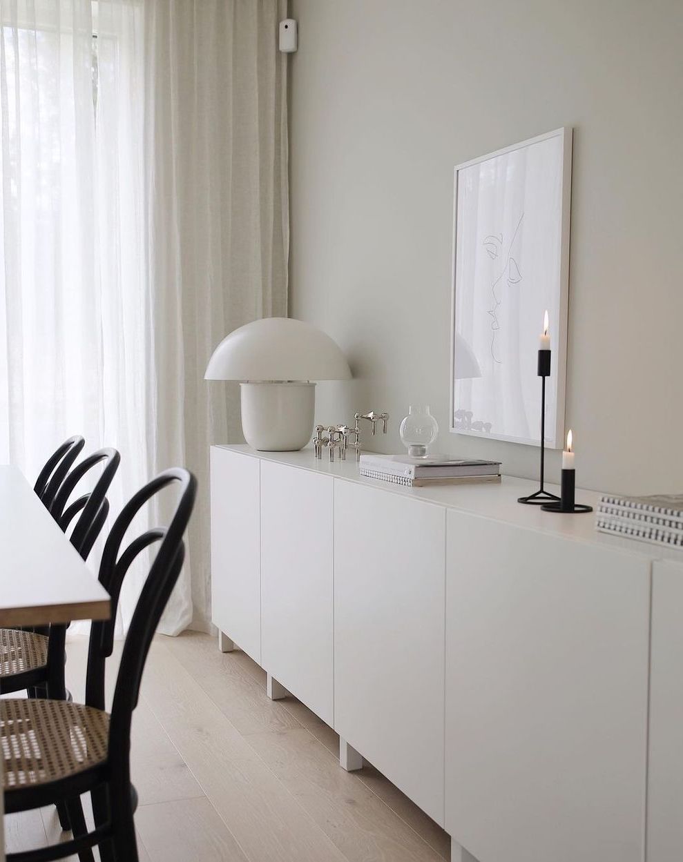 Minimalist Scandinavian Sideboard @emmamelins