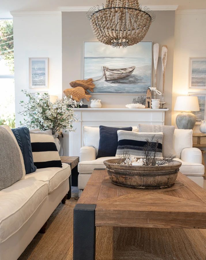 Nautical Living Room Design Ideas via alfrescoemporium