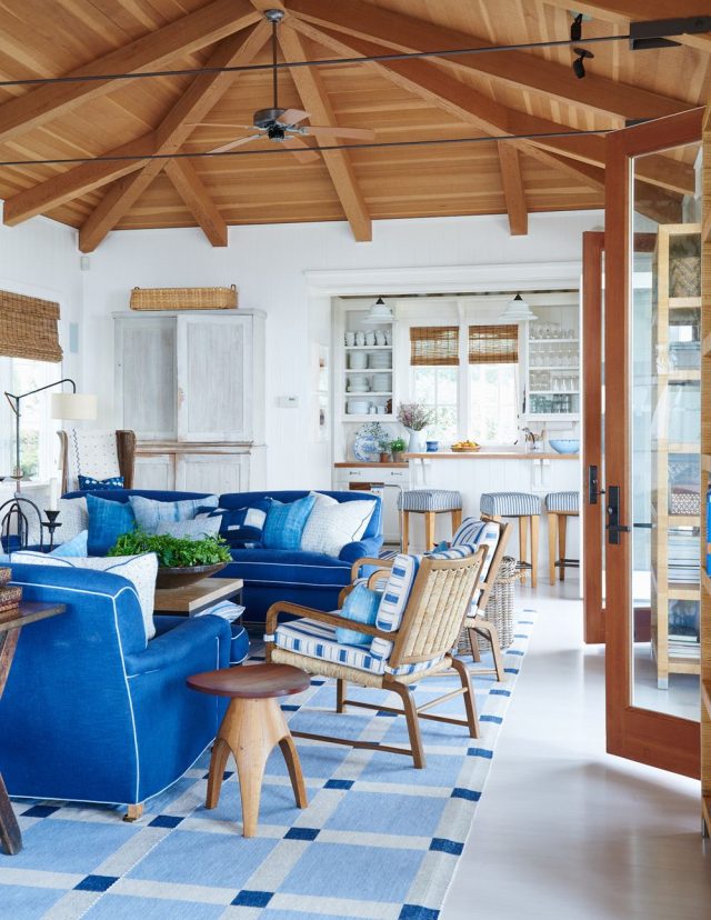 15 Nautical Living Room Ideas With Style   Nautical Living Room Via Mark D. Sikes 640x828 