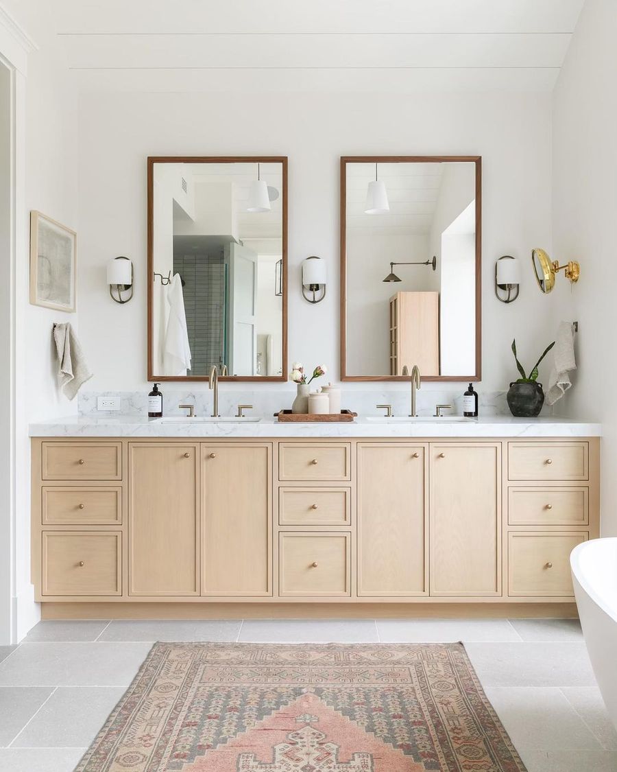 Bathroom Vanity via @brookewagnerdesign