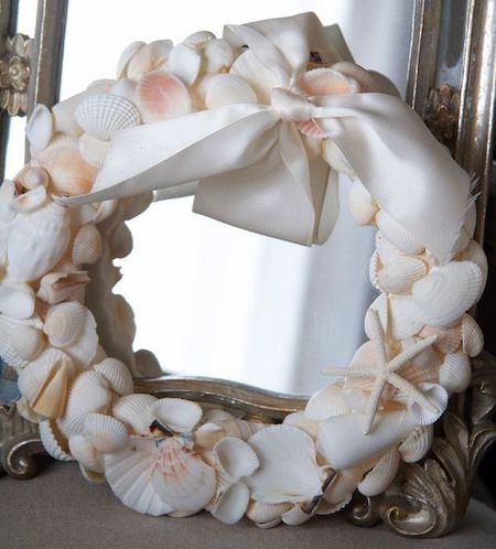 DIY Beach Seashell Wreath Craft