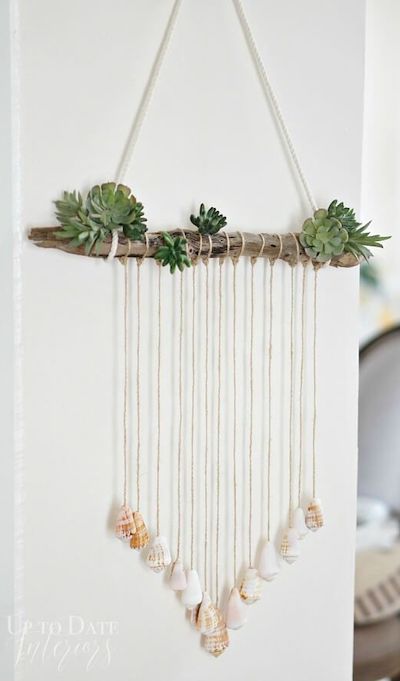 Modern Seashell Door Hanging Craft DIY