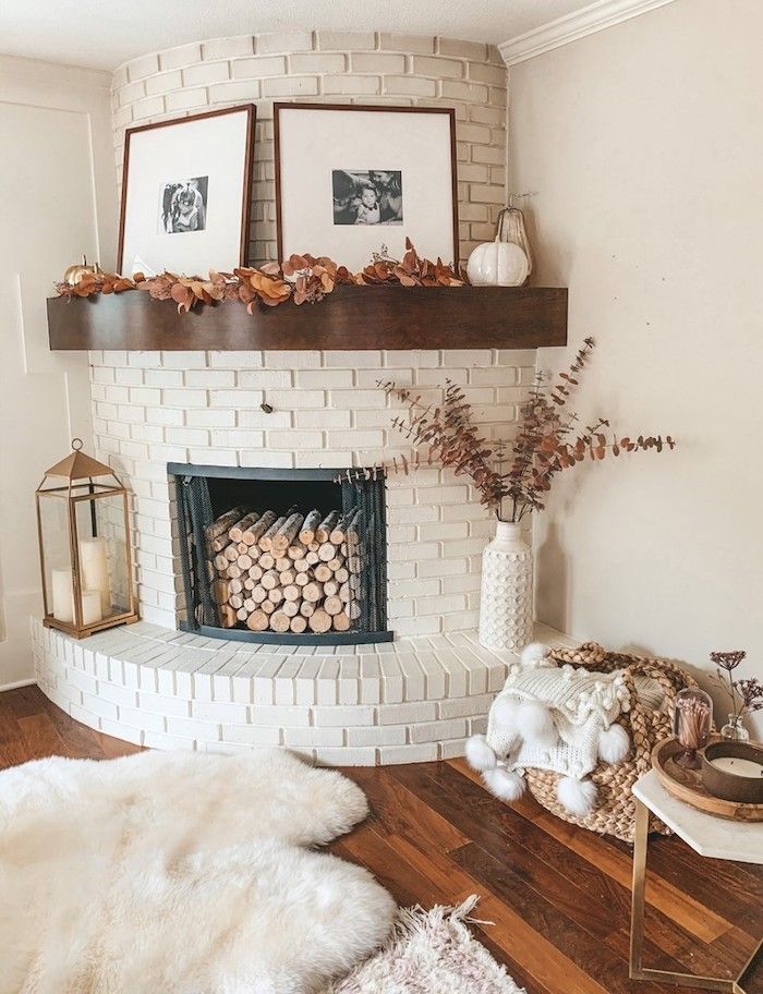 Brass Metal Candle Lanterns Fall Living Room Decor via cellajane