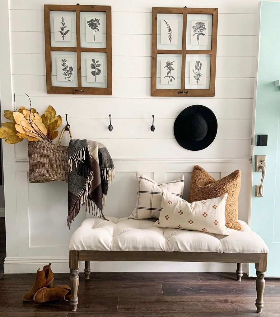 Fall Entryway Decor Ideas blessedandhumbledhome