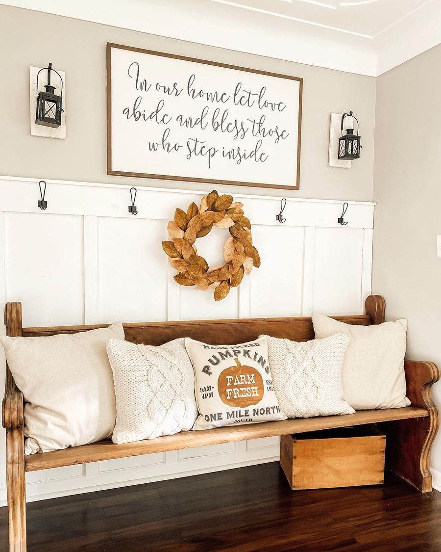 Fall Entryway Decor Ideas faith.and.farmhouse