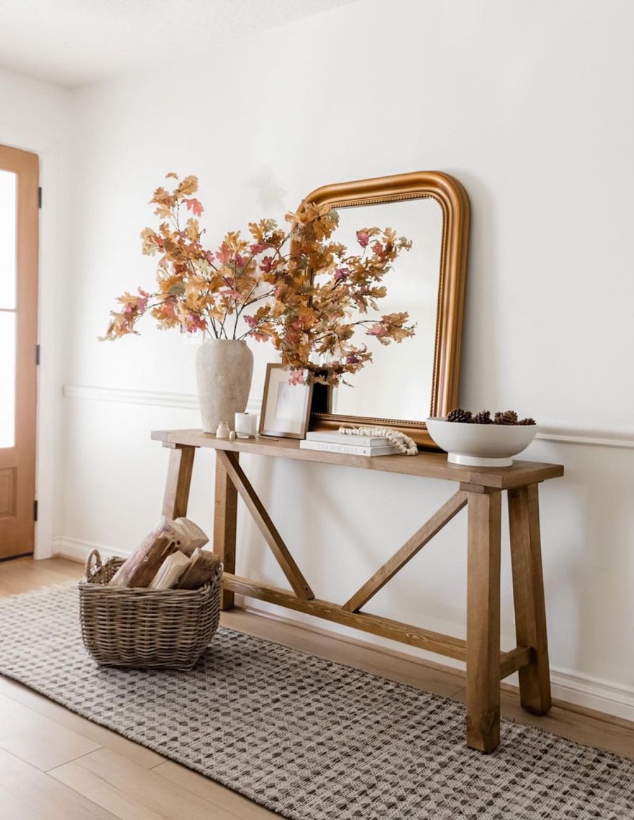 Fall Entryway Decor Ideas halfway_wholeistic