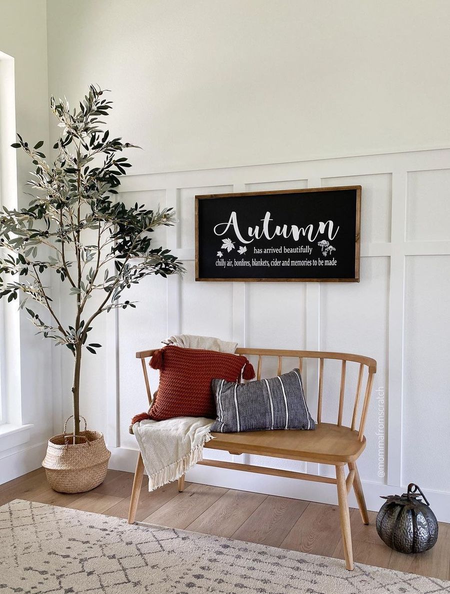 Fall Entryway Decor Ideas mommafromscratch