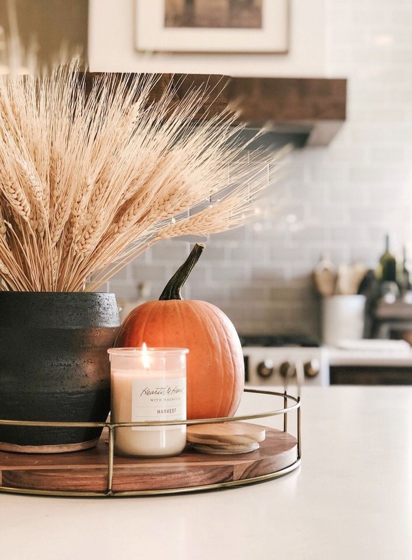 Fall Kitchen Decor Fall Candle via simplystyled.co